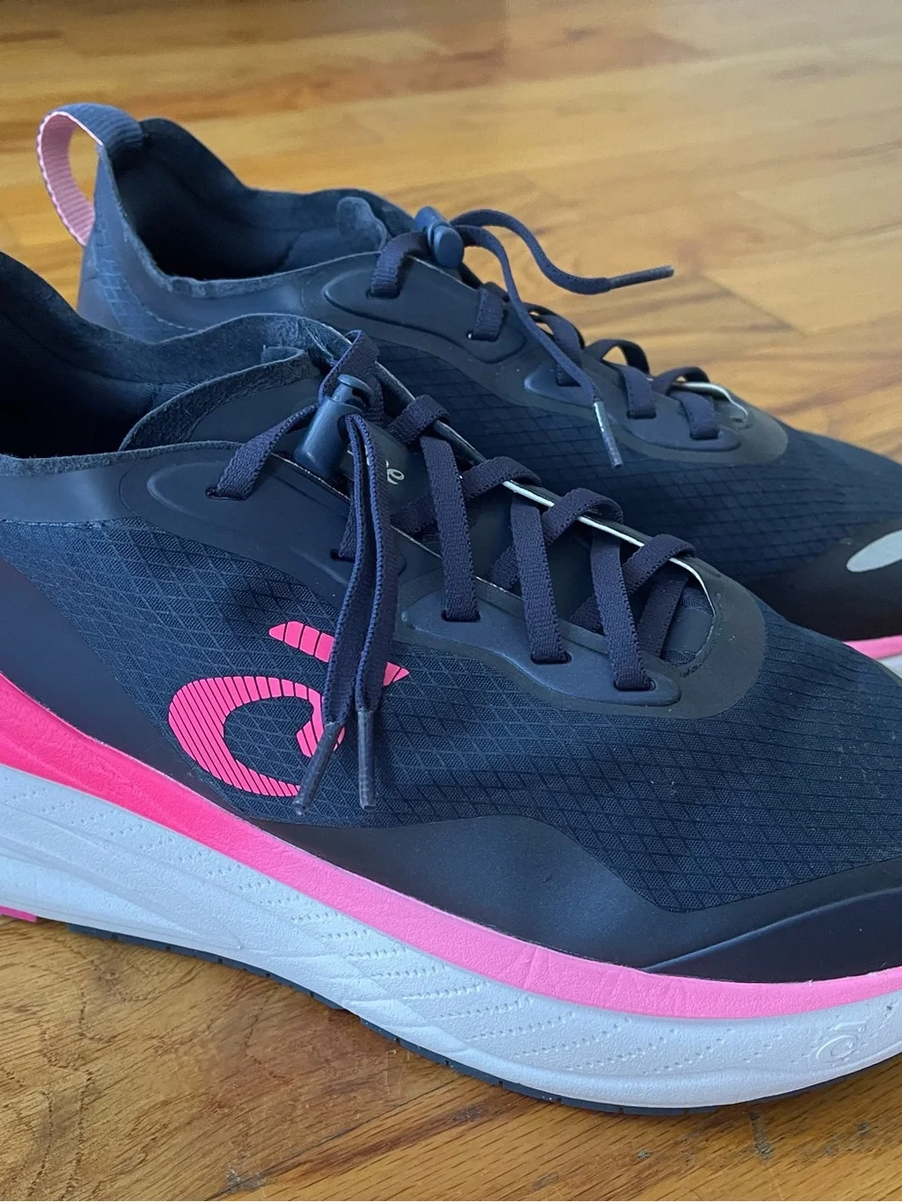Clove Navy Blue and Hot Pink Shoes